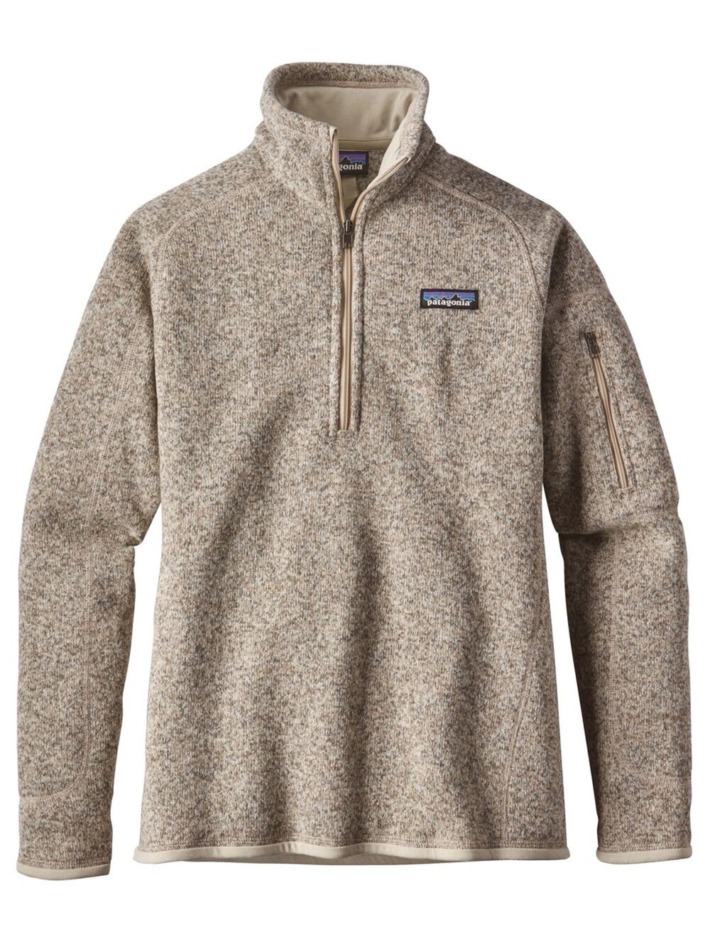 Patagonia Better Sweater 1/4 Zip Fleece Sweatshirt Pullover Size XS Tan